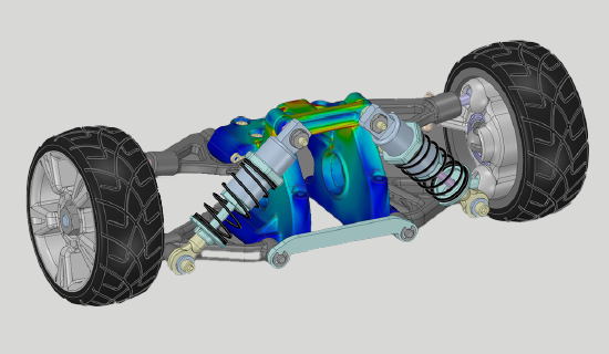 Structures simulation visualisation